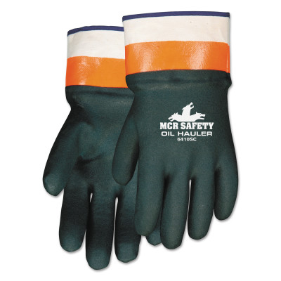 OIL HAULER DARK GREENPREMIUM DOUBLE DIP PVC-MCR SAFETY-127-6410SC