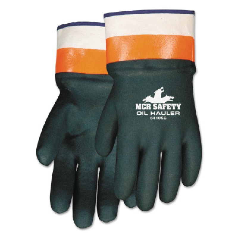 OIL HAULER DARK GREENPREMIUM DOUBLE DIP PVC-MCR SAFETY-127-6410SC