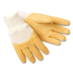 RUBBER COATED GLOVE JERSEY LINED KNIT WRIST-MCR SAFETY-127-6830