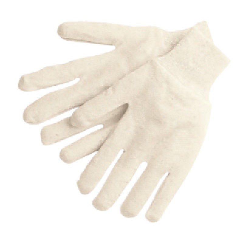 IMPORT KNIT WRIST REV.PAT. NATURAL JERSEY GLOVE-MCR SAFETY-127-8000I
