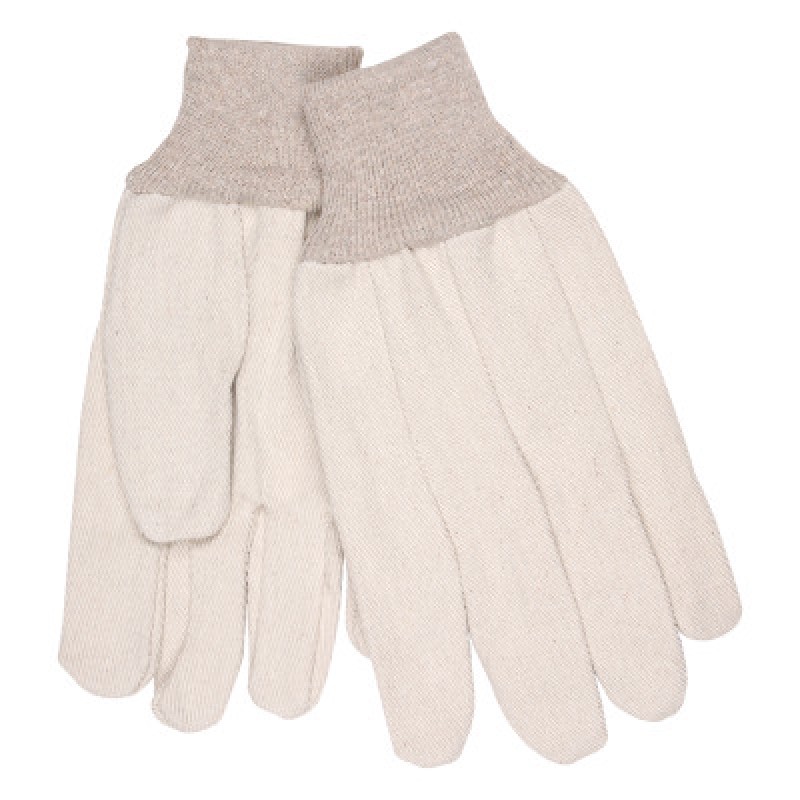 COTTON CANVAS CLUTE PATTERN GLOVE KNIT WRIST-MCR SAFETY-127-8300