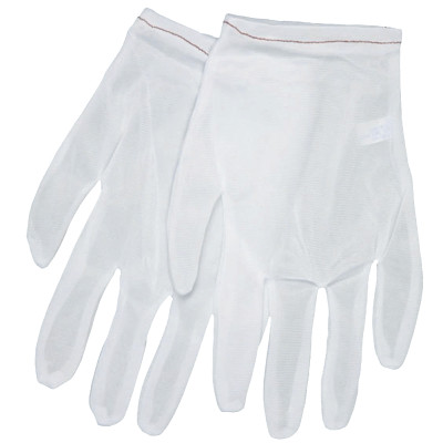100 PERCENT NYLON INSPECTORS GLOVES-MCR SAFETY-127-8700M