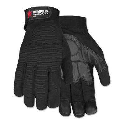 X-LARGE FASGUARD GLOVE AMARA LEATHER PALM BLK GR-MCR SAFETY-127-903XL