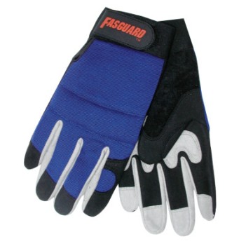 LARGE FASGUARD GLOVE AMARA LEATHER BLACK PALM-MCR SAFETY-127-905L