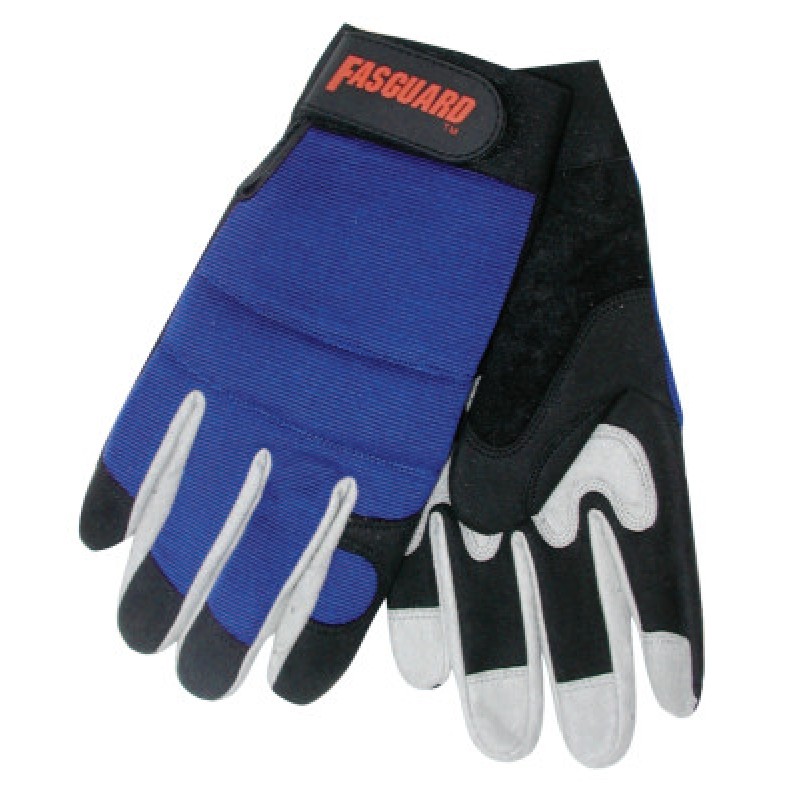 LARGE FASGUARD GLOVE AMARA LEATHER BLACK PALM-MCR SAFETY-127-905L