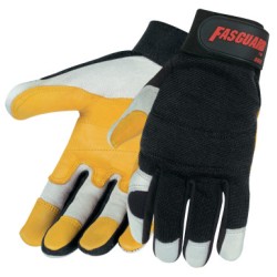 LARGE FASGUARD GLOVE WHITE GRAIN GOATSKIN-MCR SAFETY-127-906L