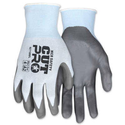 CUT PRO A2 18 GA BL HPPE/ST SHELL GRY NITR FOAM-MCR SAFETY-127-92718NFXS