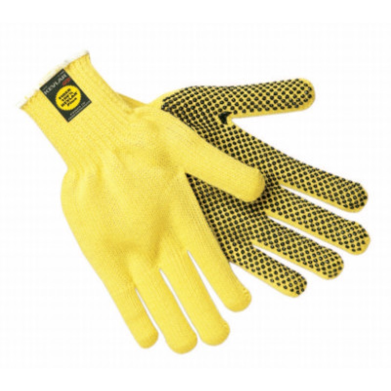 KEVLAR STRING KNIT PVCDOTS REGULAR WT. LARGE-MCR SAFETY-127-9365L