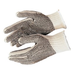 COTTON/POLYESTER WITH BROWN DOT TWO SID-MCR SAFETY-127-9660L