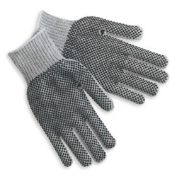 COTTON POLYESTER SHELL W/PVC DOTS ON BOTH SIDES-MCR SAFETY-127-9662LM