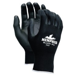 BLACK NYLON BLACK PU 13GA-MCR SAFETY-127-9669M