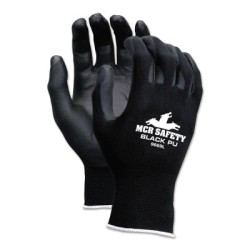 BLACK NYLON BLACK PU 13GA-MCR SAFETY-127-9669L