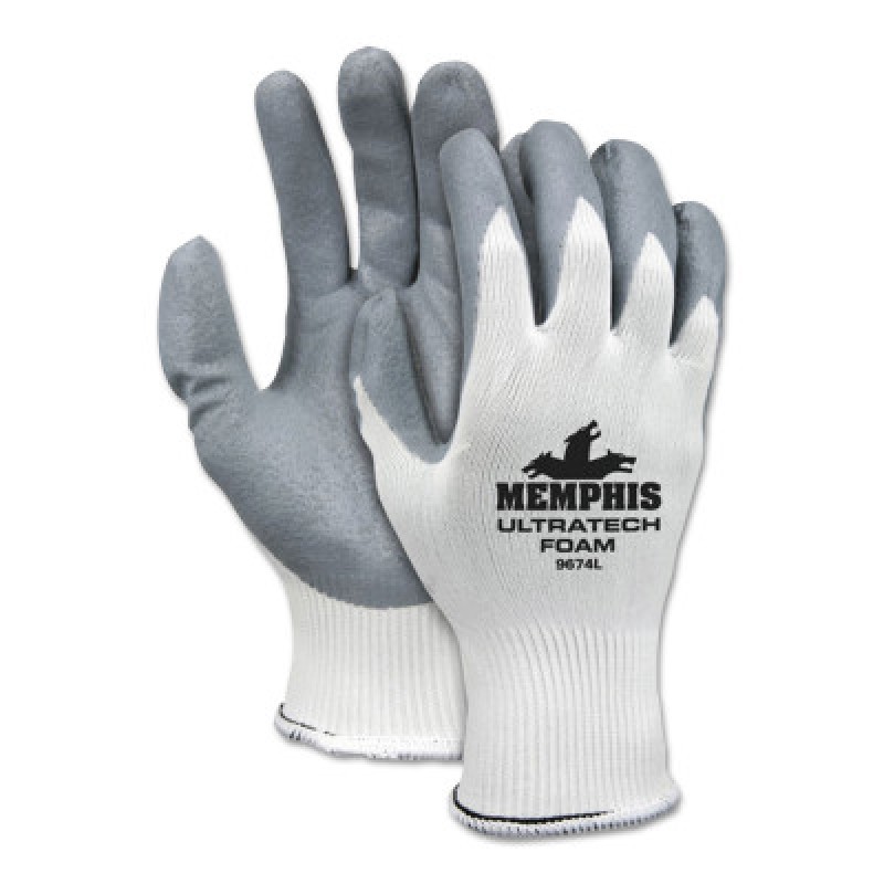 X-LARGE ULTRA TECH FOAMSTRING KNIT GLOVE 15 GAU-MCR SAFETY-127-9674XL