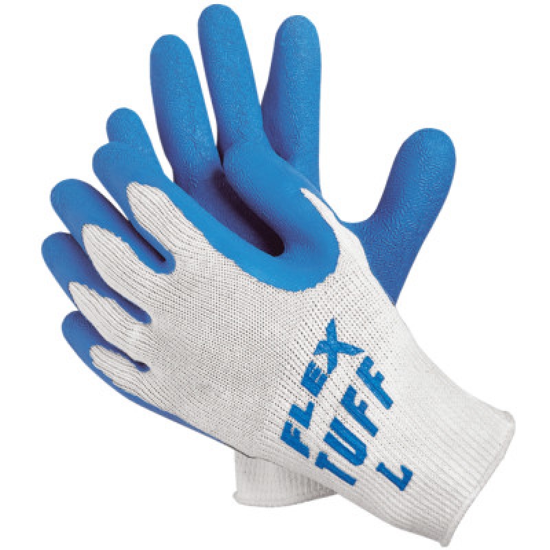 FLEX-TUFF 10 GAGE BLUELATEX CTD PALM-MCR SAFETY-127-9680L