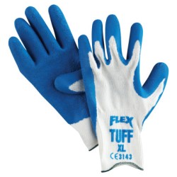 FLEX-TUFF 10 GAGE BLUELATEX CTD PALM-MCR SAFETY-127-9680XL