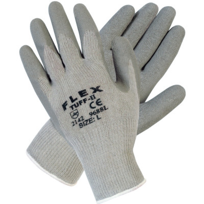 LARGE FLEX TUFF II GRAYCOTTON/POLY SHELL 10 GAU-MCR SAFETY-127-9688L