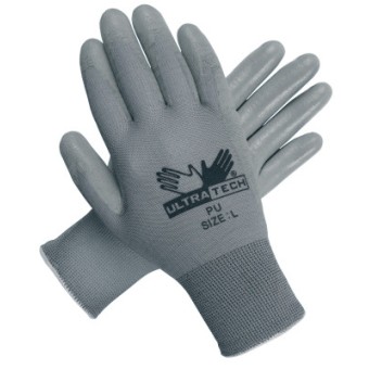 ULTRA TECH GRAY PU PALMNYLON 13 GAUGE-MCR SAFETY-127-9696L