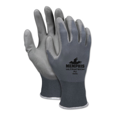 ULTRA TECH GRAY PU PALMNYLON 13 GAUGE-MCR SAFETY-127-9696M