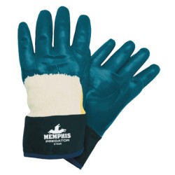 PREDATOR NITRILE PALM  KNUCKLE & SAFETY CUFF-MCR SAFETY-127-9760K