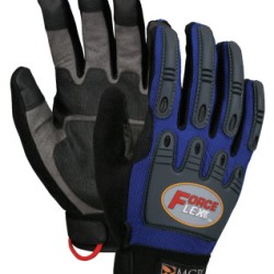 FORCEFLEX DRY GRIP TPR PROTECTION- HOOK/LOOP L-MCR SAFETY-127-B100L