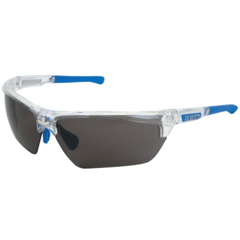 DOMINATOR DM3 CLEAR FRAME  GRAY MAX6-MCR SAFETY-135-DM1322PF