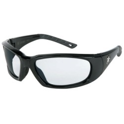 FORCEFLEX 3 BLACK FRAMECLEAR ANTI-FOG LENS-MCR SAFETY-127-FF310AF