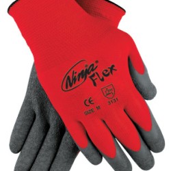 NINJA FLEX 15 GAUGE RED100% NYLON SHELL GRAY-MCR SAFETY-127-N9680L