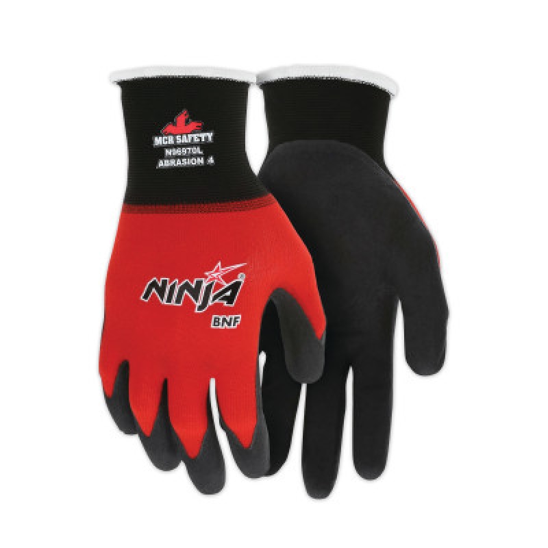 NINJA BNF 18 GA  RED NYLON/SPAN SHELL  BLACK BRE-MCR SAFETY-127-N96970XXL