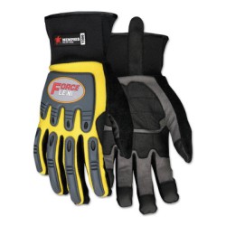 FORCEFLEX YELLOW MULTITASK W/CLARINO PALM- SIZE-MCR SAFETY-127-Y300M