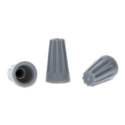 100 PER BOX GRY WIRE-NUTWIRE CONNECTOR-IDEAL IND.-131-30-071
