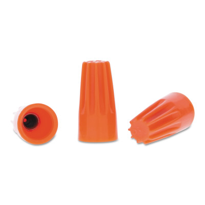 100 PER BOX ORNG WIRE-NUT CONNECTOR-IDEAL IND.-131-30-073
