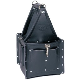 BLK PREMIUM LEATHER MASTER ELECTRICIAN'S TOTE-IDEAL IND.-131-35-975BLK