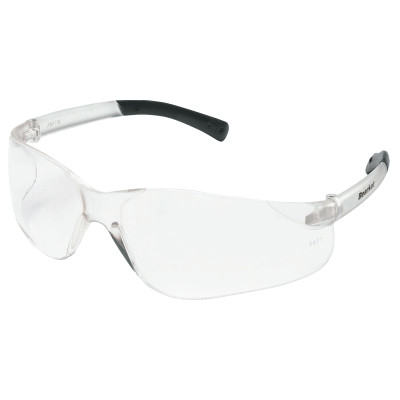 BEARKAT CLEAR LENS SAFETY GLASSES BLACK TEMPLE S-MCR SAFETY-135-BK110