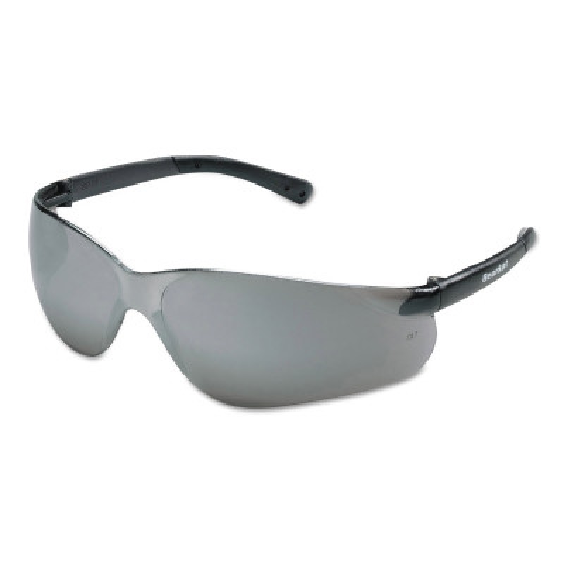 BEARKAT SILVER MIRROR LENS SAFETY GLASSES-MCR SAFETY-135-BK117