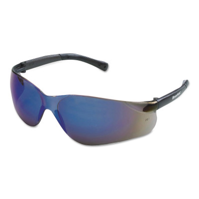 BEARKAT SAFETY GLASSES BLUE MIRROR LENS-MCR SAFETY-135-BK118