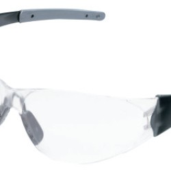 CHECKMATE SAFETY GLASSESSMOKE TEMPLE CLEAR AF L-MCR SAFETY-135-CK210AF