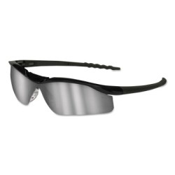 DALLAS BLACK FRAME SILVER MIRROR LENS-MCR SAFETY-135-DL117