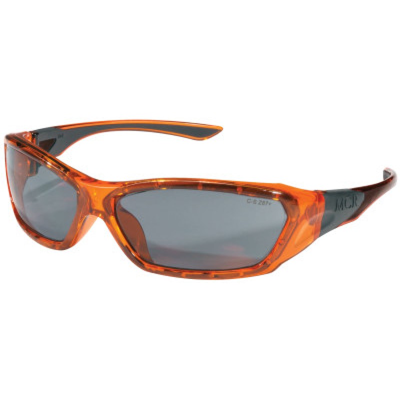 FORCE FLEX TRANS ORANGEFRM-GREY  LENS-MCR SAFETY-135-FF132