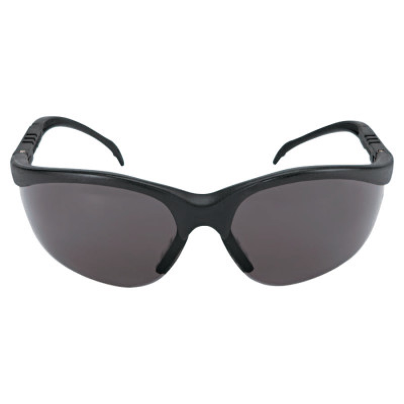 KLONDIKE BLACK FRAME GREY LENS SAFETY SPECTACLE-MCR SAFETY-135-KD112