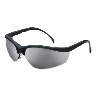 KLONDIKE BLACK FRAME SILVER MIRROR LENS SFT SPEC-MCR SAFETY-135-KD117