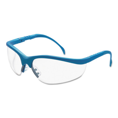 KLONDIKE BLUE FRAME CLEAR LENS SAFETY GLASSES-MCR SAFETY-135-KD120