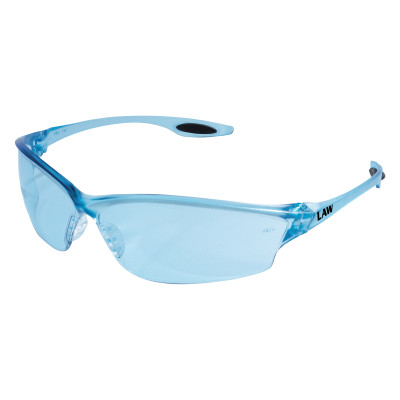 LAW 2 ORANGE TPR LIGHT BLUE LENS-MCR SAFETY-135-LW213