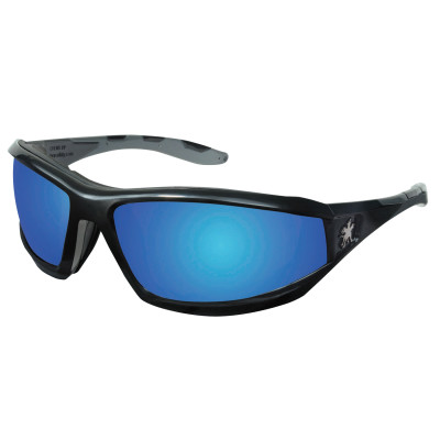 REAPER BLACK FRAME W/ TEMPLES BLUE DMD-MCR SAFETY-135-RP218B