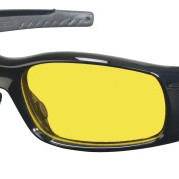 SWAGGER POLISHED BLACK FRAME AMBER-MCR SAFETY-135-SR114
