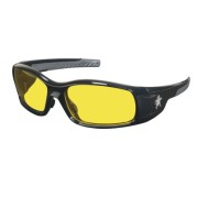 SWAGGER POLISHED BLACK FRAME AMBER-MCR SAFETY-135-SR114