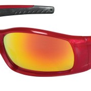 SWAGGER CRIMSON RED FRAME FIRE MIRROR-MCR SAFETY-135-SR13R