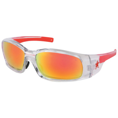 SWAGGER CLEAR FRAME FIREMIRROR LENS-MCR SAFETY-135-SR14R