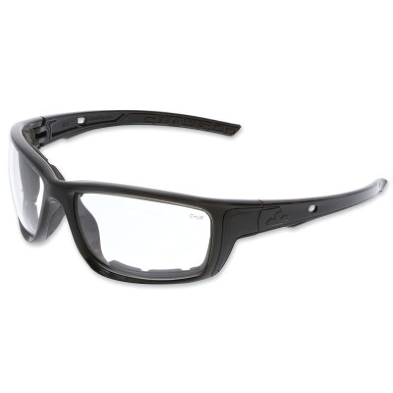 CHARCOAL FRAME  CLEAR UV-AF LENS-MCR SAFETY-135-SR510AF