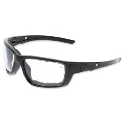 CHARCOAL FRAME  CLEAR MAX 6 LENS-MCR SAFETY-135-SR510PF