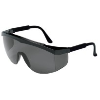 STRATOS BLACK FRAME GREYLENS SAFETY GLASS-MCR SAFETY-135-SS112